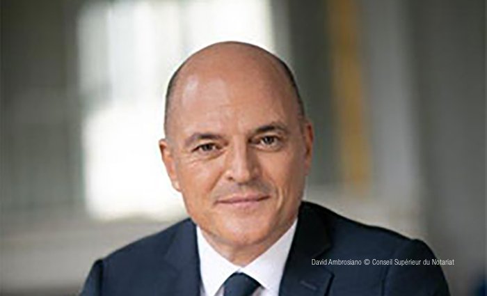 David Ambrosiano - Nouveau Président du Conseil supérieur du notariat David Ambrosiano - Nouveau Président du Conseil supérieur du notariat
