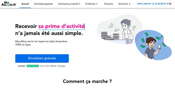 Mes Allocs - Premier expert en aides financières 100 % en ligne Mes Allocs - Premier expert en aides financières 100 % en ligne