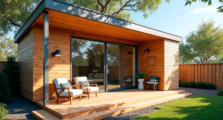 Gagnez de l'espace avec un studio modulaire dans votre jardin Gagnez de l'espace avec un studio modulaire dans votre jardin