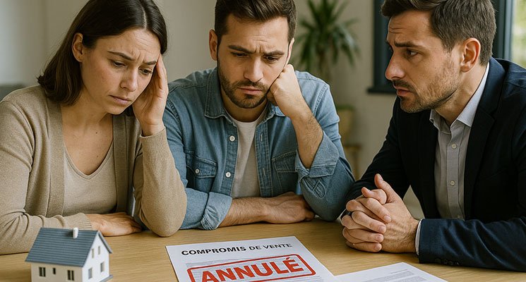 Annulation d'une vente immobilière : ce qu'il faut savoir après la signature du compromis