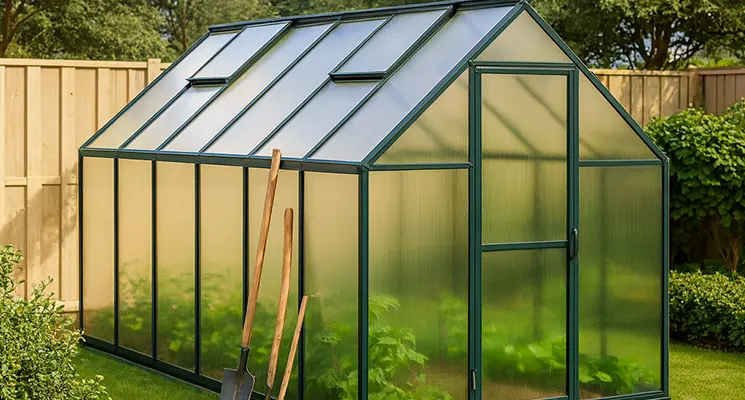 Serre de jardin en polycarbonate, un plus pour votre jardin avec quelques règles à respecter episode artwork