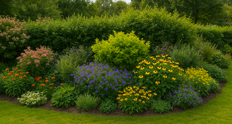 Quelles plantes associer avec des arbustes pour un joli massif&nbsp;?