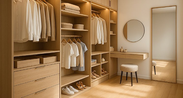 Dressing sur mesure&nbsp;: un incontournable pour organiser et valoriser son intérieur