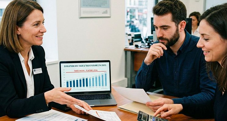 Taux d'usure&nbsp;: pourquoi peut-il bloquer votre crédit immobilier&nbsp;?