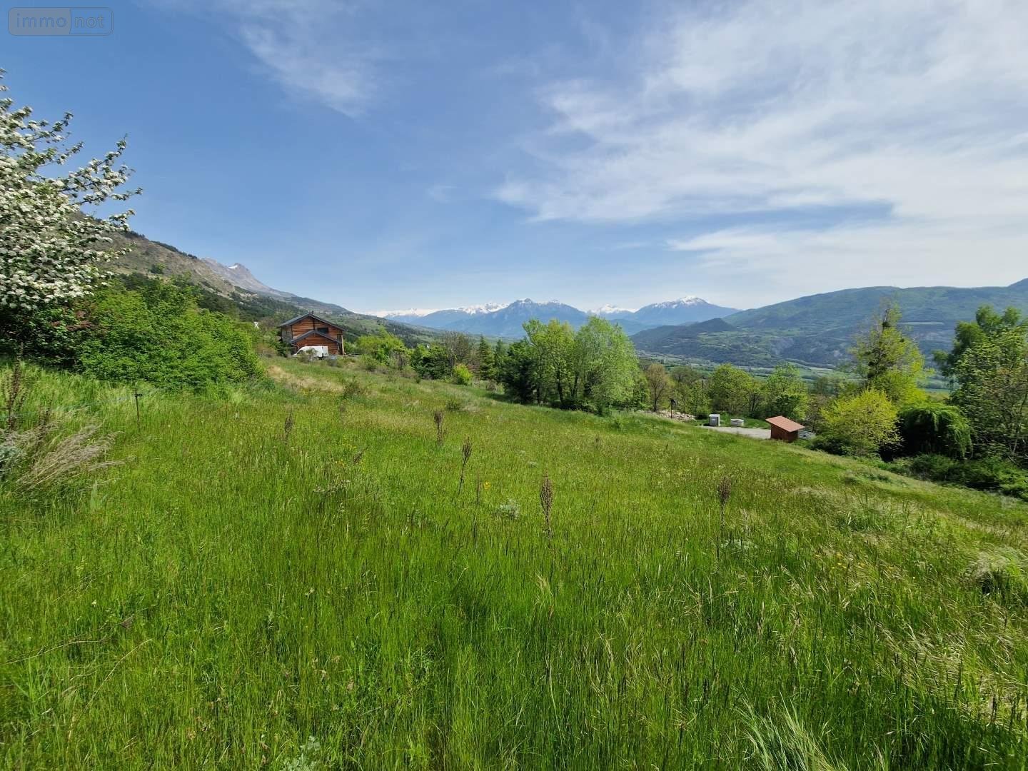 Terrain a batir a vendre La Bâtie-Neuve 05230 Hautes-Alpes 1185 m2  138000 euros