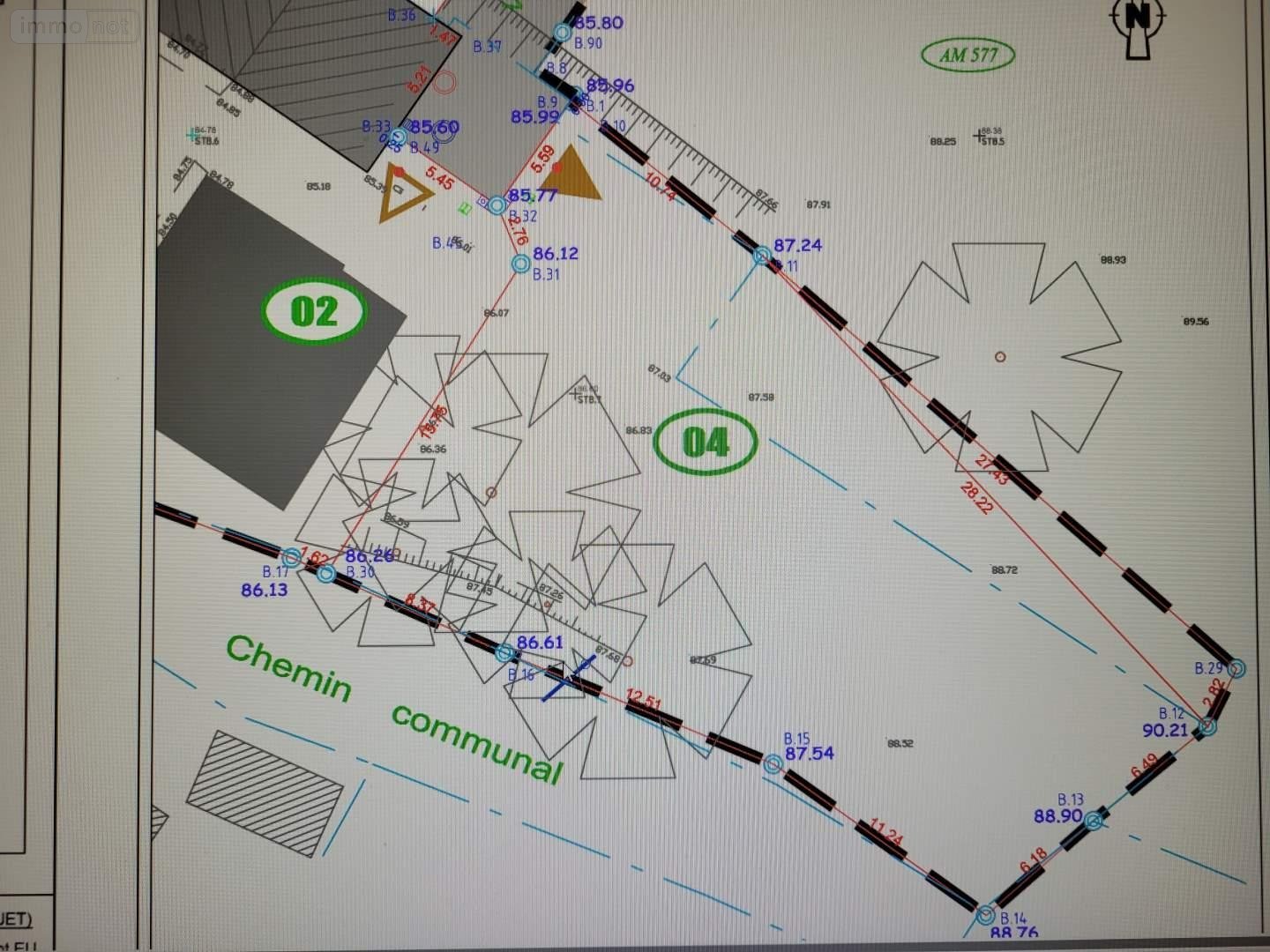 Terrain a batir a vendre Melesse 35520 Ille-et-Vilaine 639 m2  172350 euros