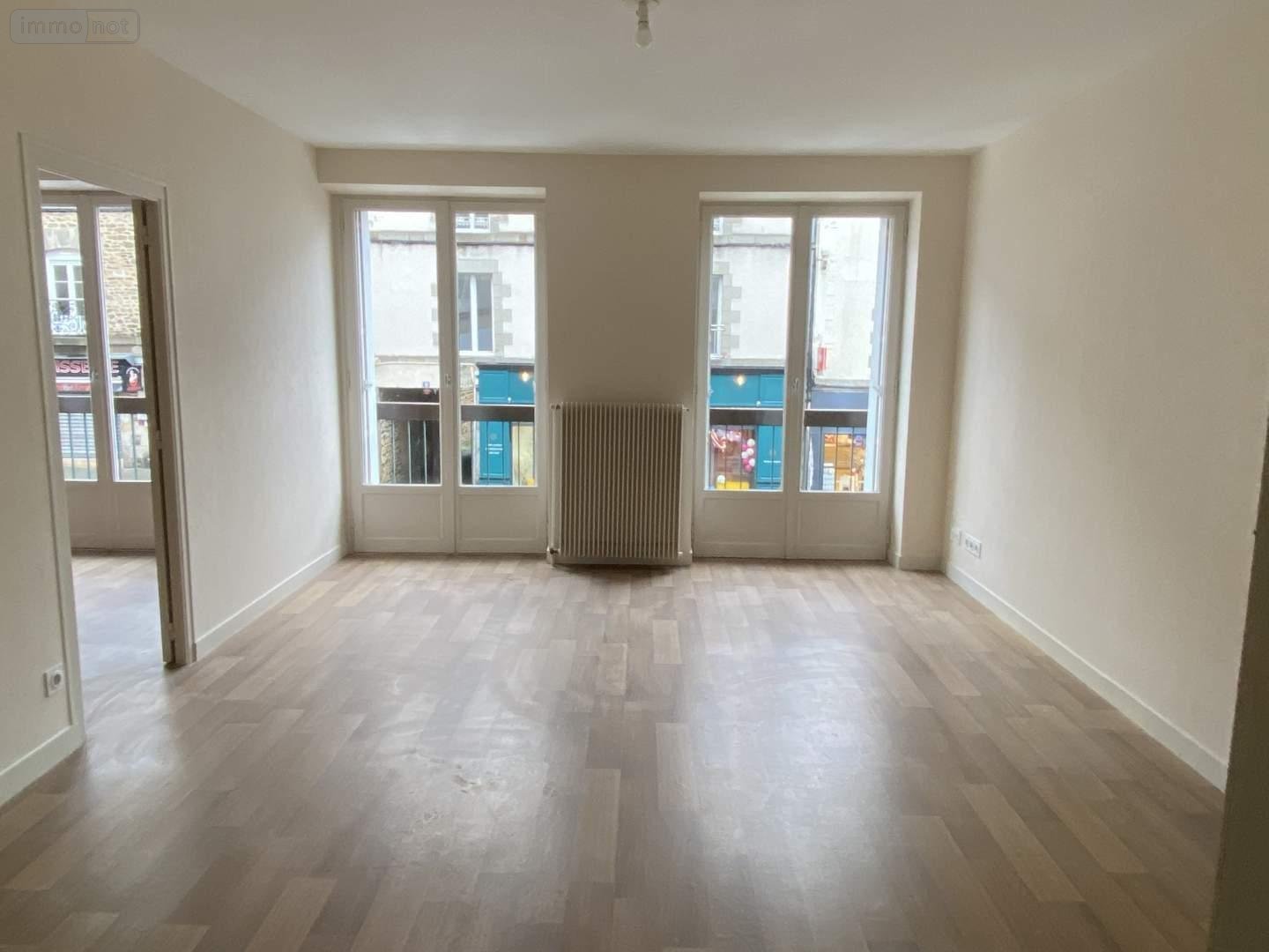 Location appartement Fougères 35300 Ille-et-Vilaine 65 m2 3 pièces 480 euros