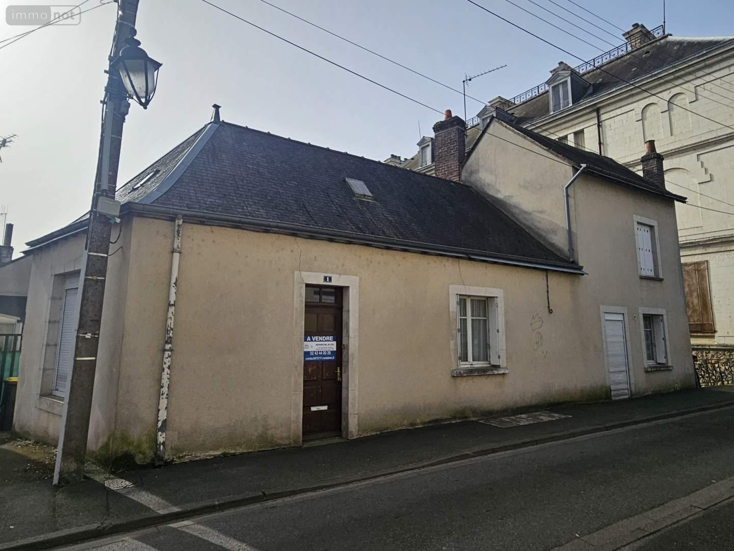 Maison a vendre Montval-sur-Loir 72500 Sarthe 113 m2 7 pièces 65400 euros