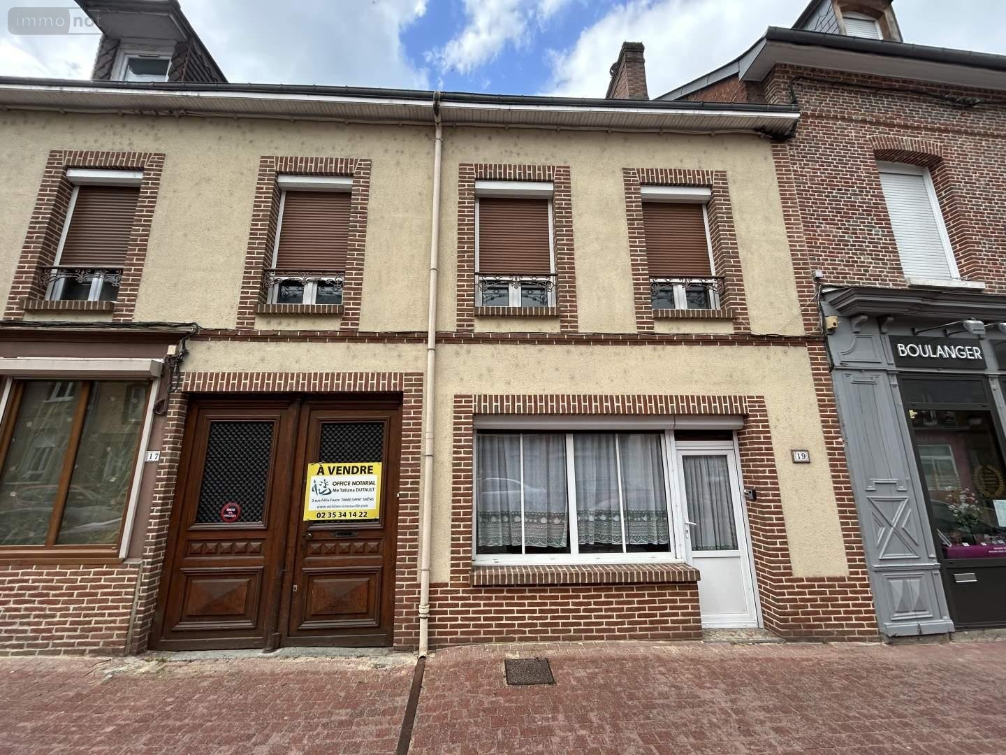 Maison a vendre Saint-Saëns 76680 Seine-Maritime 87 m2 2 pièces 156000 euros