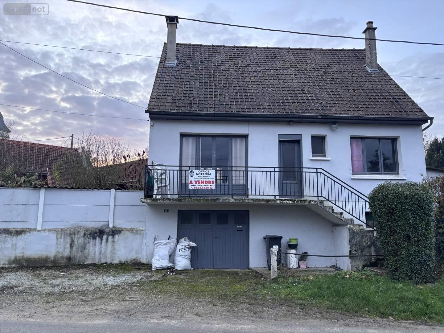 Maison a vendre Ponches-Estruval 80150 Somme 86 m2 7 pièces 131750 euros
