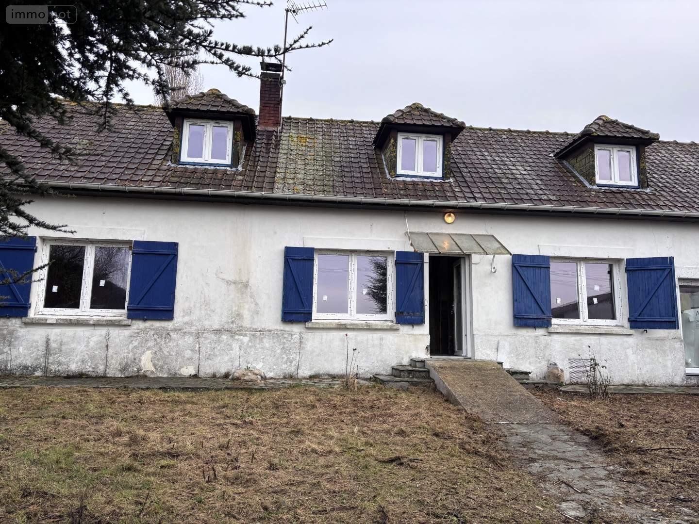 Maison a vendre Forest-Montiers 80120 Somme 74 m2 5 pièces 147500 euros