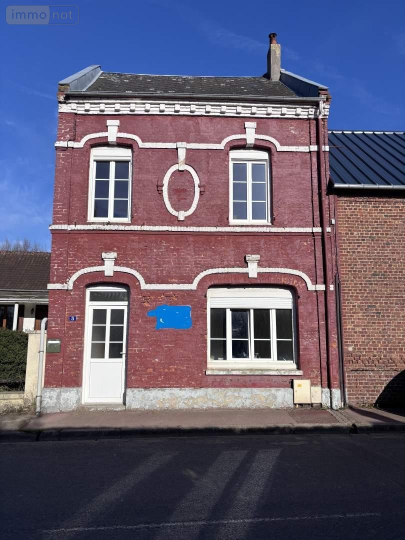 Maison a vendre Hallencourt 80490 Somme 70 m2 5 pièces 79000 euros