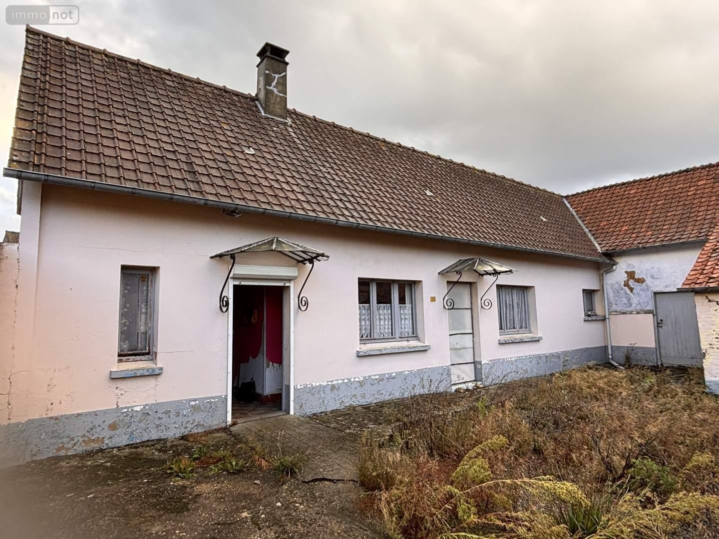 Maison a vendre Dompierre-sur-Authie 80150 Somme 87 m2 5 pièces 84300 euros