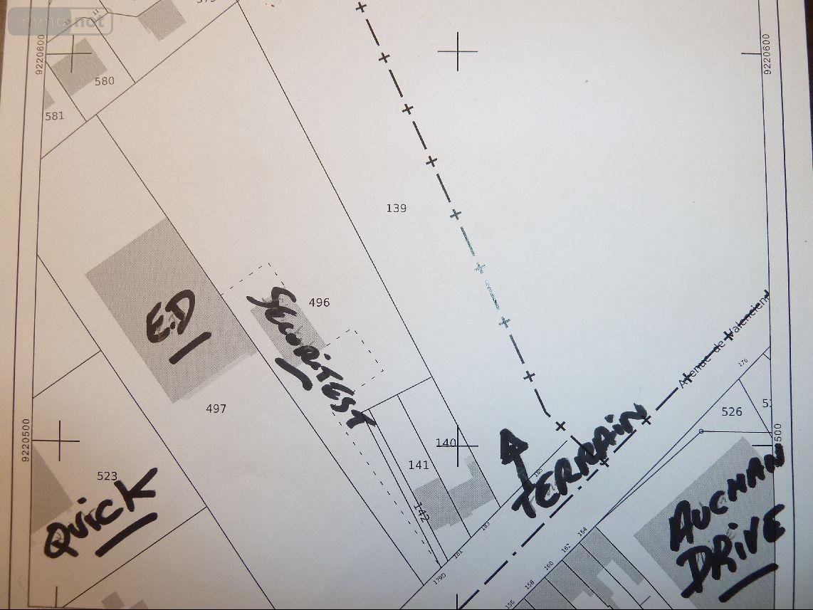 Terrain a batir a vendre Cambrai 59400 Nord 3578 m2  227970 euros