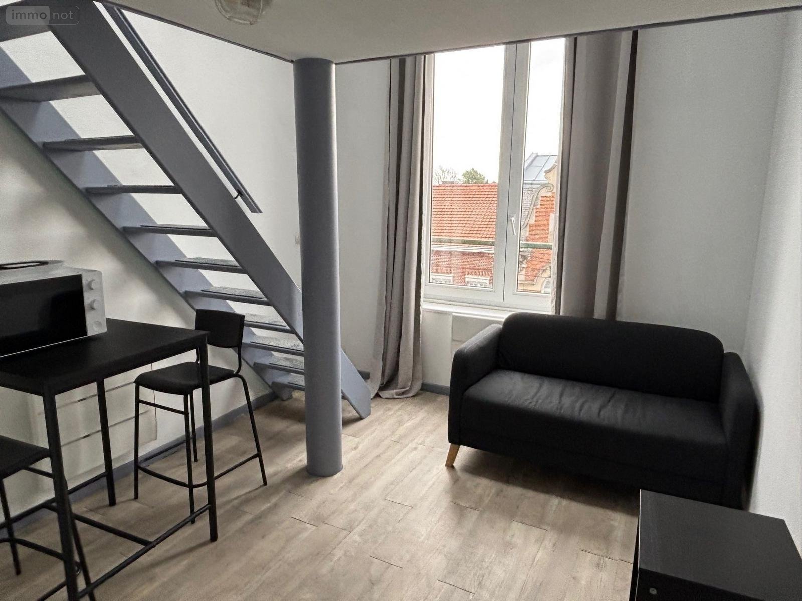 Location appartement Lille 59000 Nord 22 m2 1 pièce 520 euros