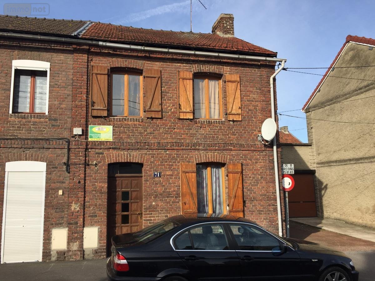 Maison a vendre Cambrai 59400 Nord 87 m2 5 pièces 72800 euros