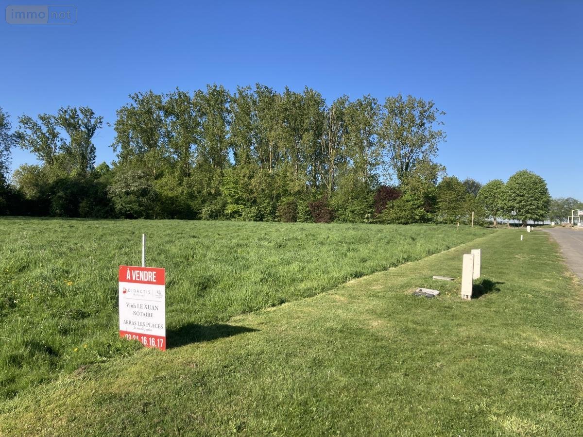 Terrain a batir a vendre Ervillers 62121 Pas-de-Calais 892 m2  60100 euros