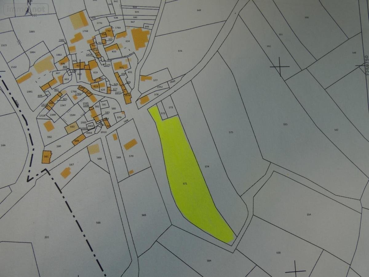 Terrain a batir a vendre Loqueffret 29530 Finistère 5920 m2  53000 euros
