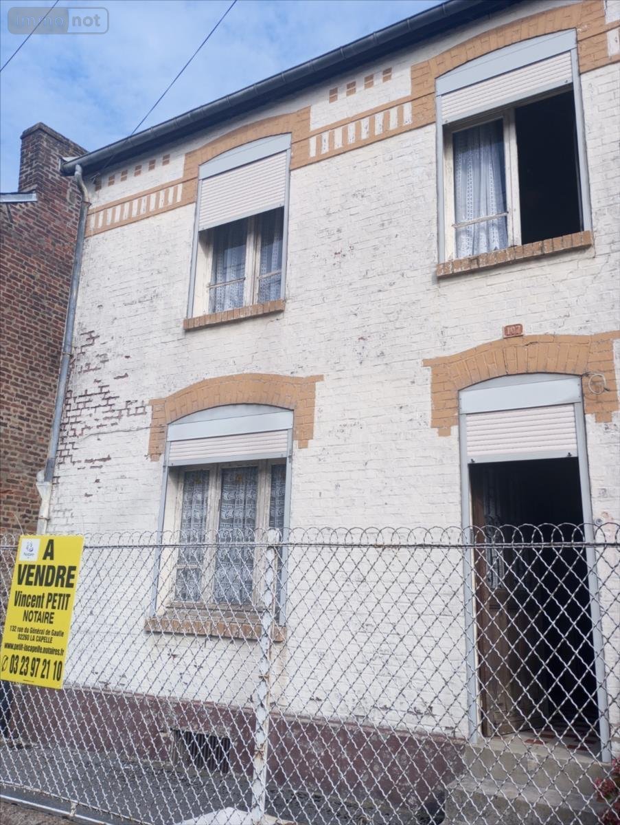 Maison a vendre Hirson 02500 Aisne 90 m2 5 pièces 71000 euros