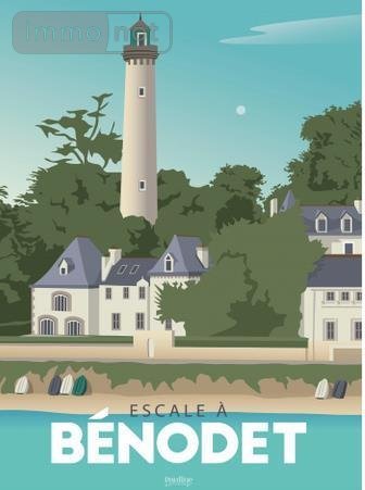 Terrain a batir a vendre Bénodet 29950 Finistère 825 m2  266475 euros