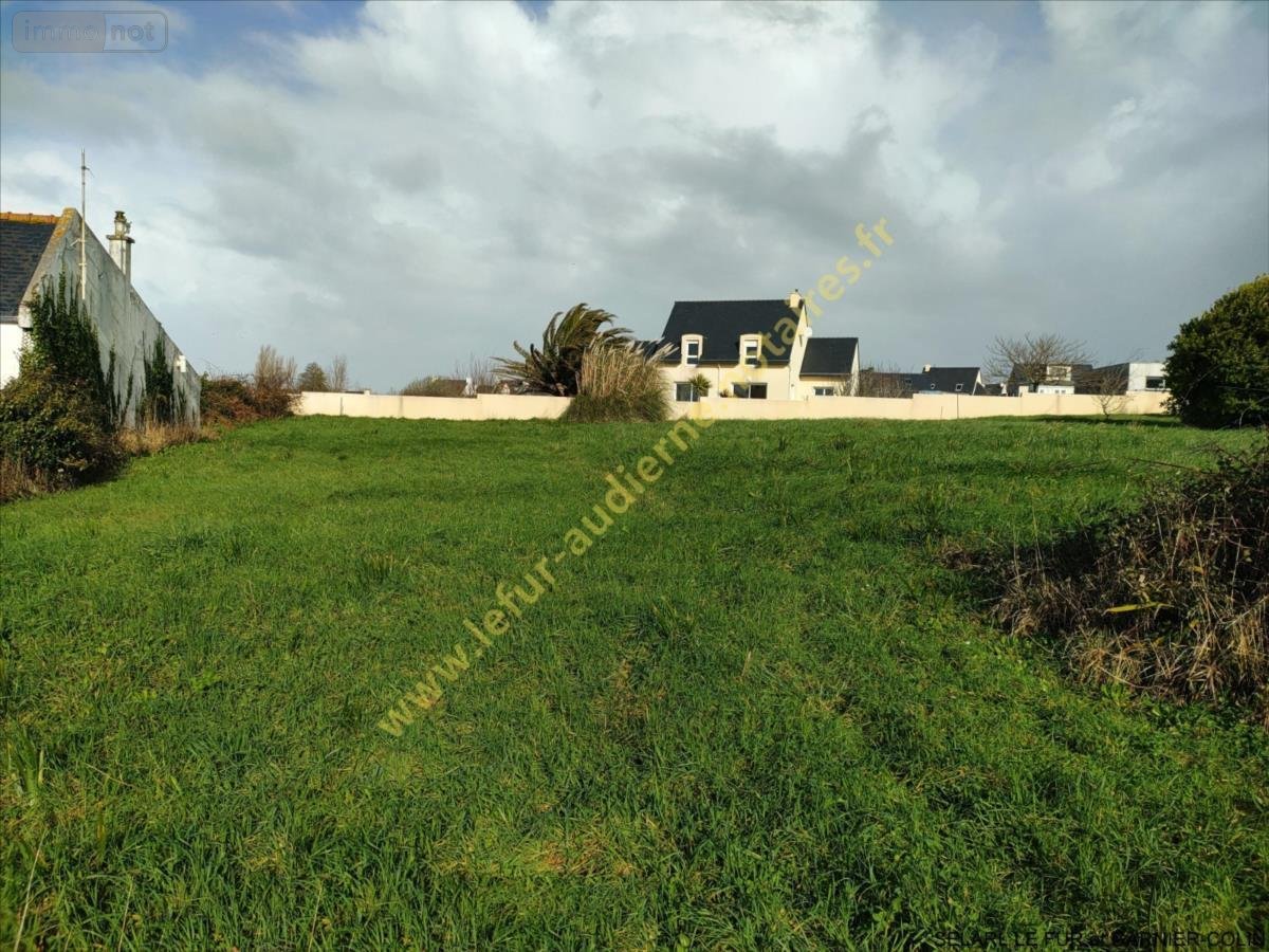Terrain a batir a vendre Plouhinec 29780 Finistère 1542 m2  105000 euros