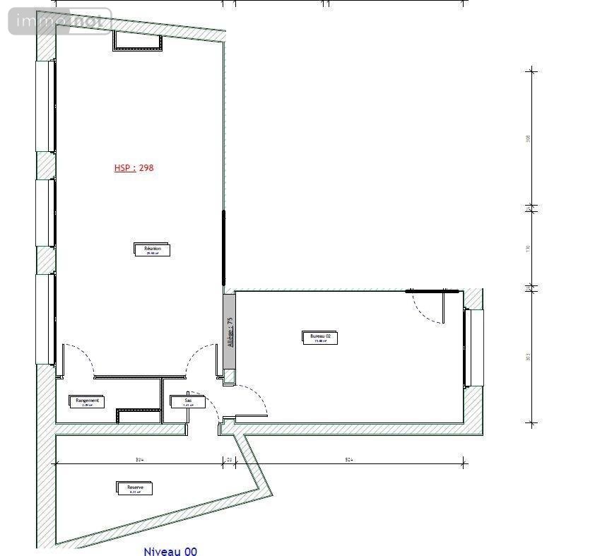 Location fonds et murs commerciaux La Capelle-lès-Boulogne 62360 Pas-de-Calais 68 m2  750 euros