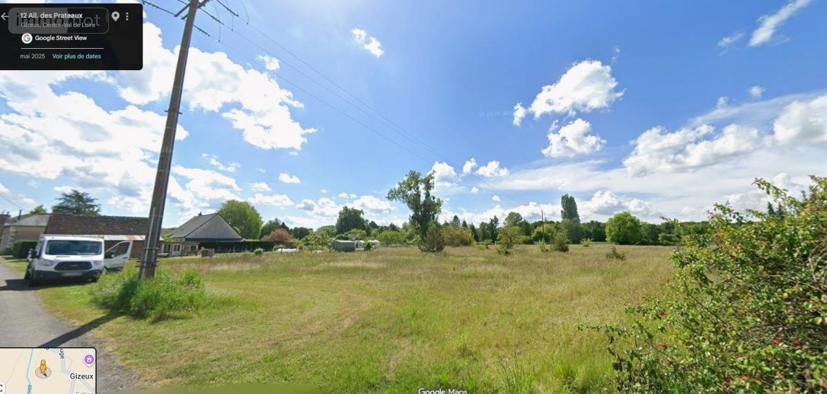 Terrain a batir a vendre Gizeux 37340 Indre-et-Loire 2848 m2  38000 euros