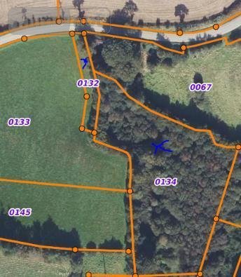 Terrains de loisirs bois etangs a vendre Calanhel 22160 Côtes-d'Armor 8646 m2  10500 euros