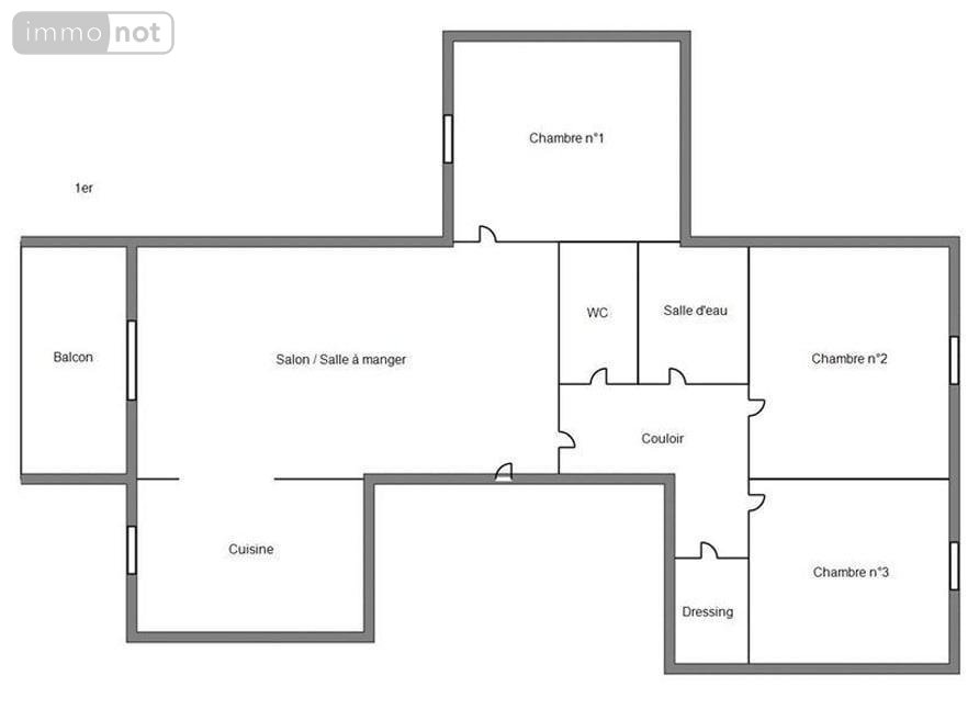 Appartement a vendre Angers 49000 Maine-et-Loire 84 m2 4 pièces 199500 euros