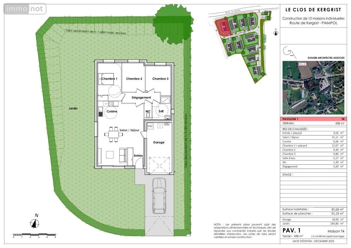 Maison a vendre Paimpol 22500 Côtes-d'Armor 85 m2  385000 euros