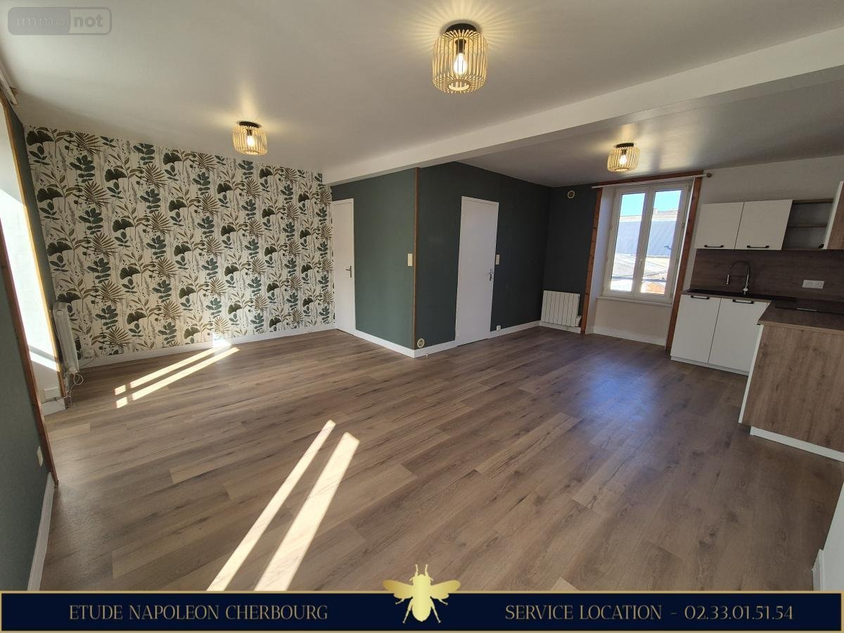 Location appartement Cherbourg-en-Cotentin 50100 Manche 55 m2 3 pièces 750 euros