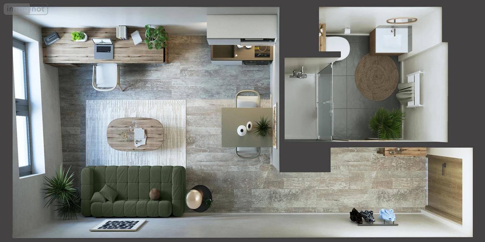 Location appartement Rennes 35000 Ille-et-Vilaine 28 m2 1 pièce 651 euros
