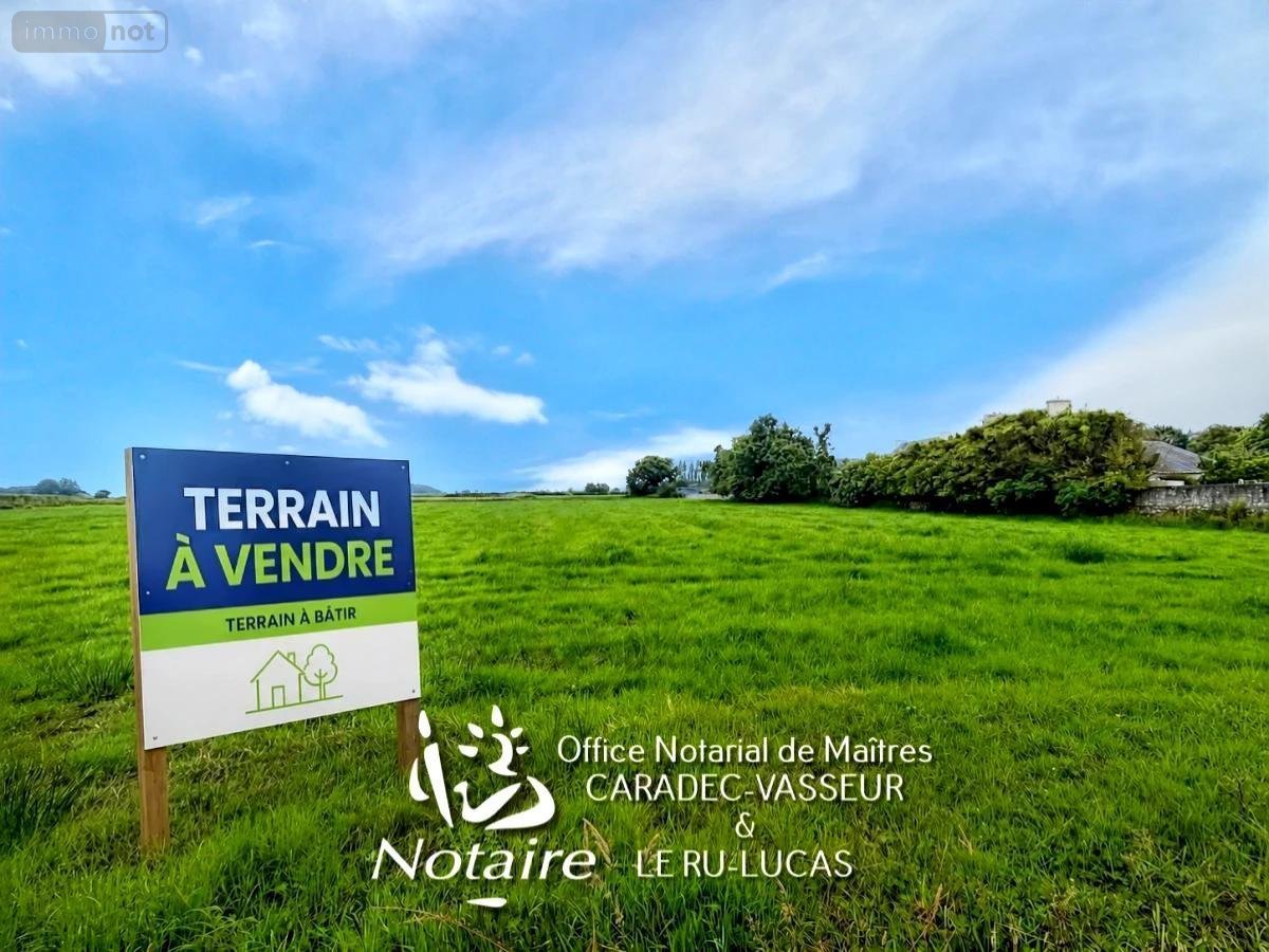 Terrain a batir a vendre Plounévez-Lochrist 29430 Finistère 1086 m2  32400 euros