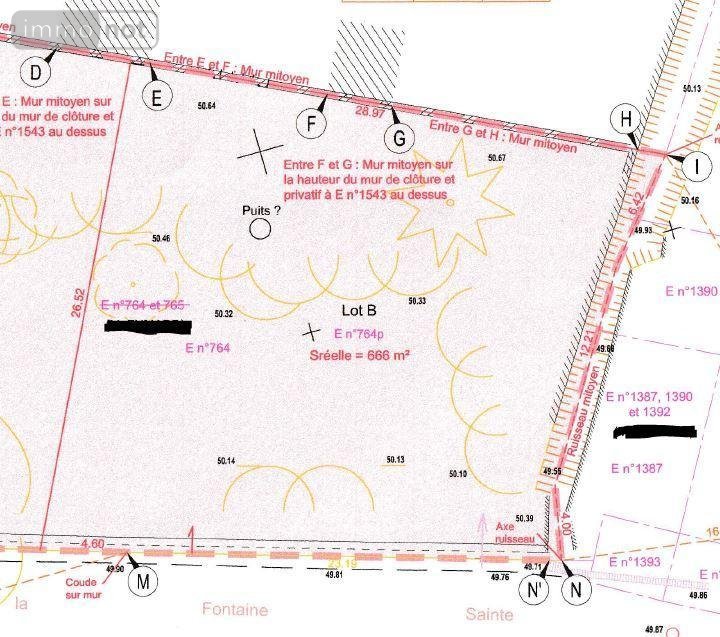 Terrain a batir a vendre Artannes-sur-Indre 37260 Indre-et-Loire 666 m2  106000 euros