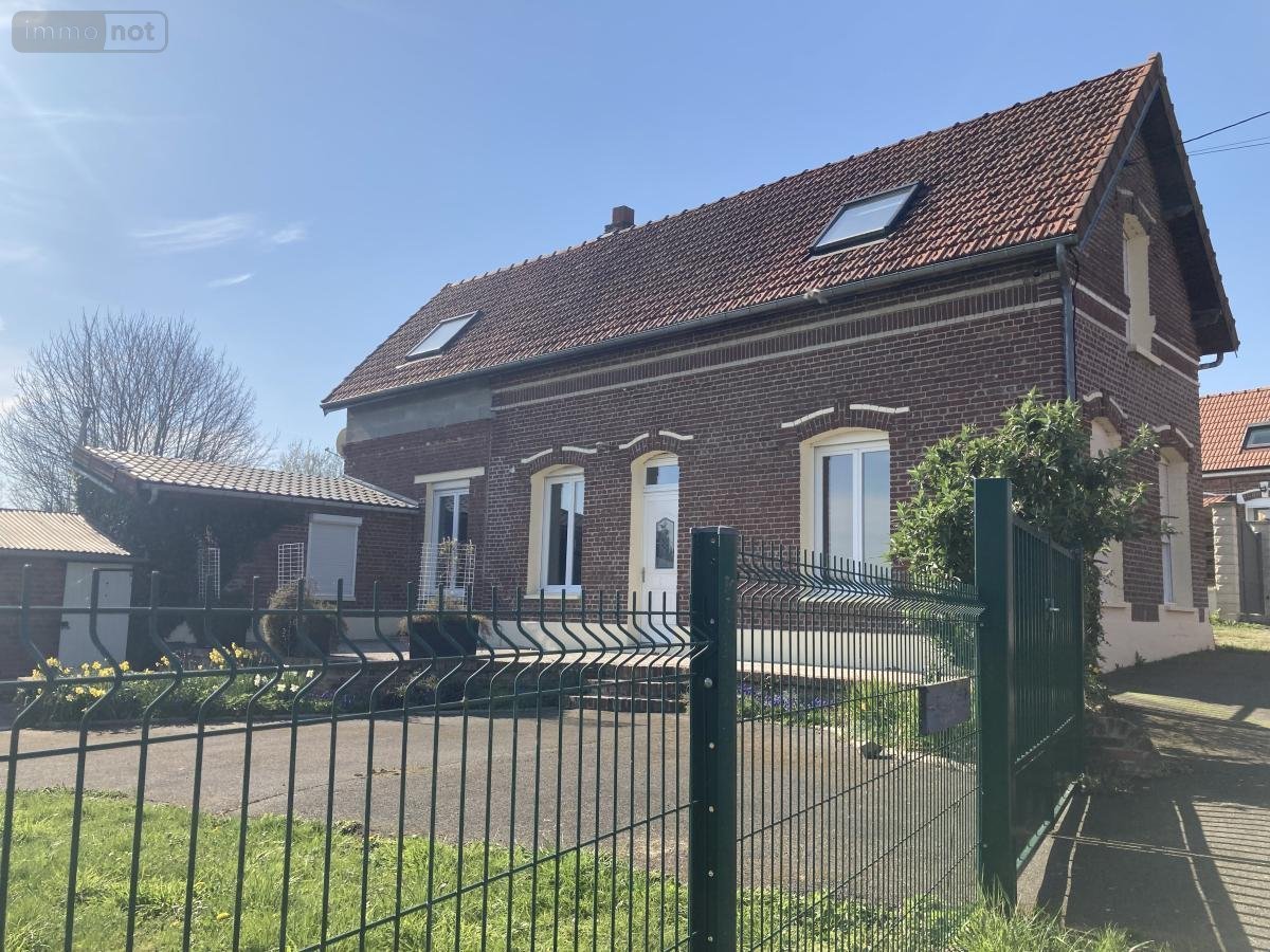 Maison a vendre Étricourt-Manancourt 80360 Somme 101 m2 4 pièces 135700 euros