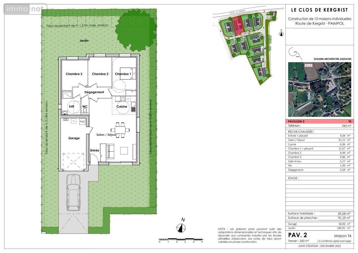 Maison a vendre Paimpol 22500 Côtes-d'Armor 85 m2  375000 euros