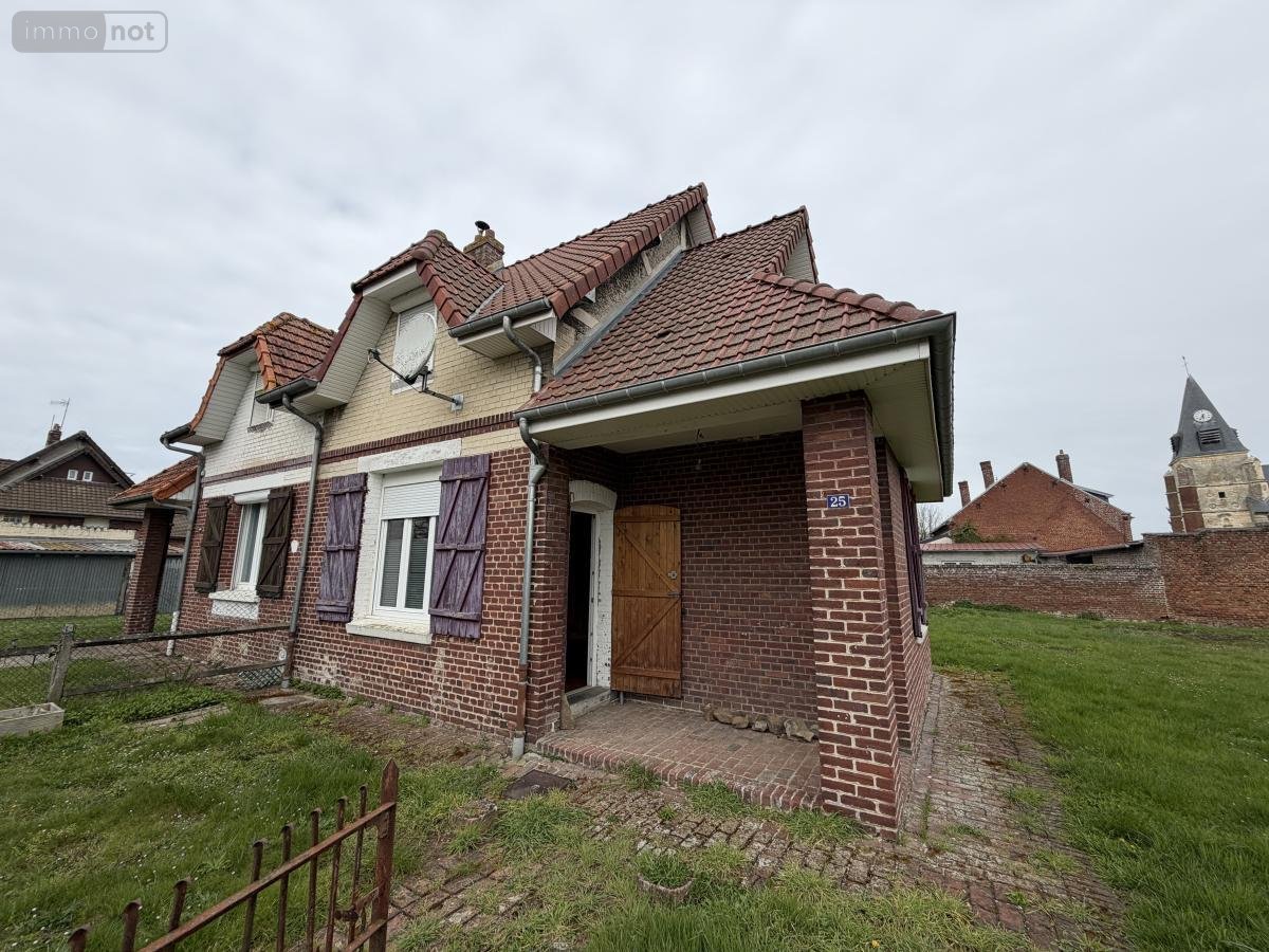 Maison a vendre Ribemont-sur-Ancre 80800 Somme 62 m2 3 pièces 95100 euros