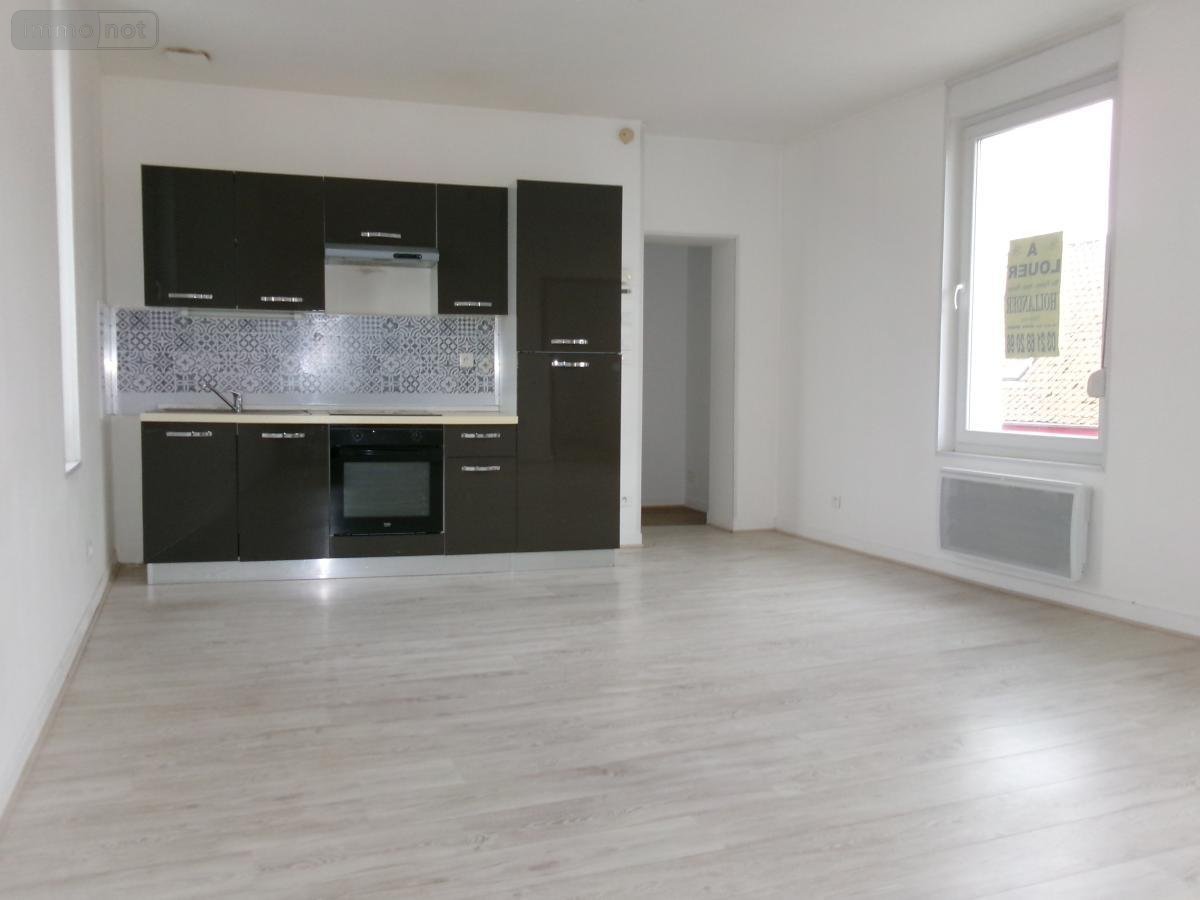Location appartement Allouagne 62157 Pas-de-Calais 51 m2 2 pièces 550 euros