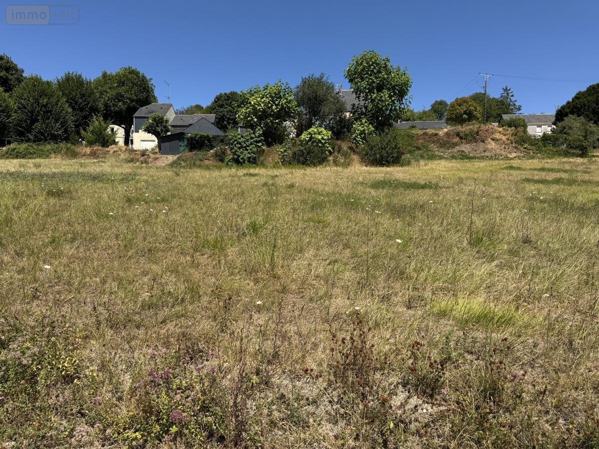 Terrain a batir a vendre La Roche-Clermault 37500 Indre-et-Loire 856 m2  31300 euros