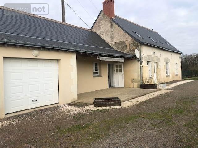 Location maison Beaumont-Louestault 37360 Indre-et-Loire 124 m2 4 pièces 845 euros