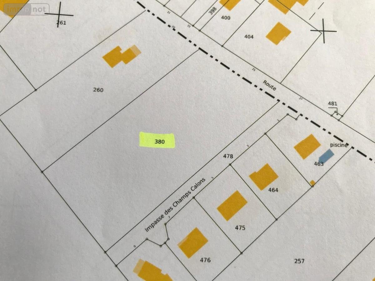 Terrain a batir a vendre Verdigny 18300 Cher 5810 m2  169187 euros