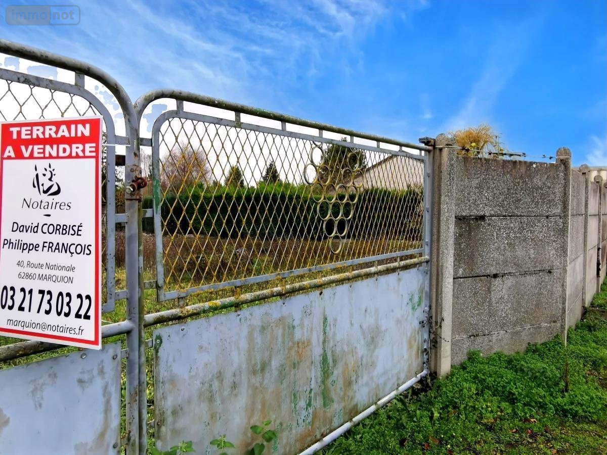 Terrain a batir a vendre Marquion 62860 Pas-de-Calais 520 m2  44400 euros