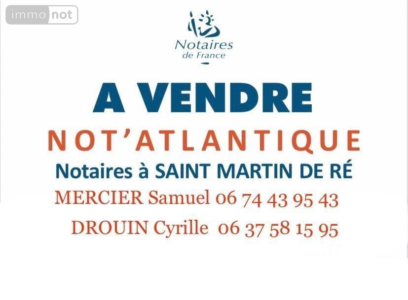 Terrain a batir a vendre Sainte-Marie-de-Ré 17740 Charente-Maritime 797 m2  622000 euros