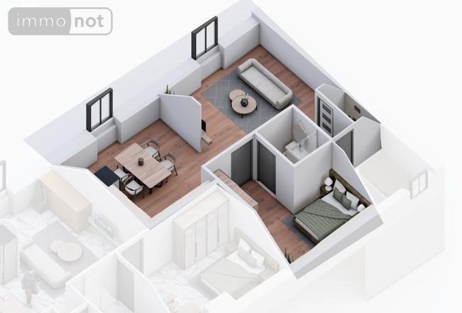 Appartement a vendre Laval 53000 Mayenne 44 m2  78600 euros