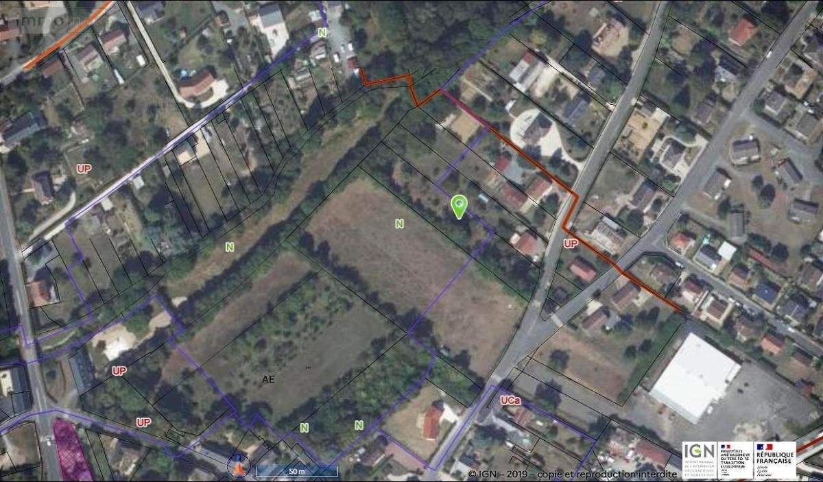 Terrain a batir a vendre Les Aix-d'Angillon 18220 Cher 2600 m2  37500 euros