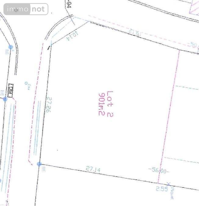 Terrain a batir a vendre Saint Gérand Croixanvec 56920 Morbihan 901 m2  42977 euros