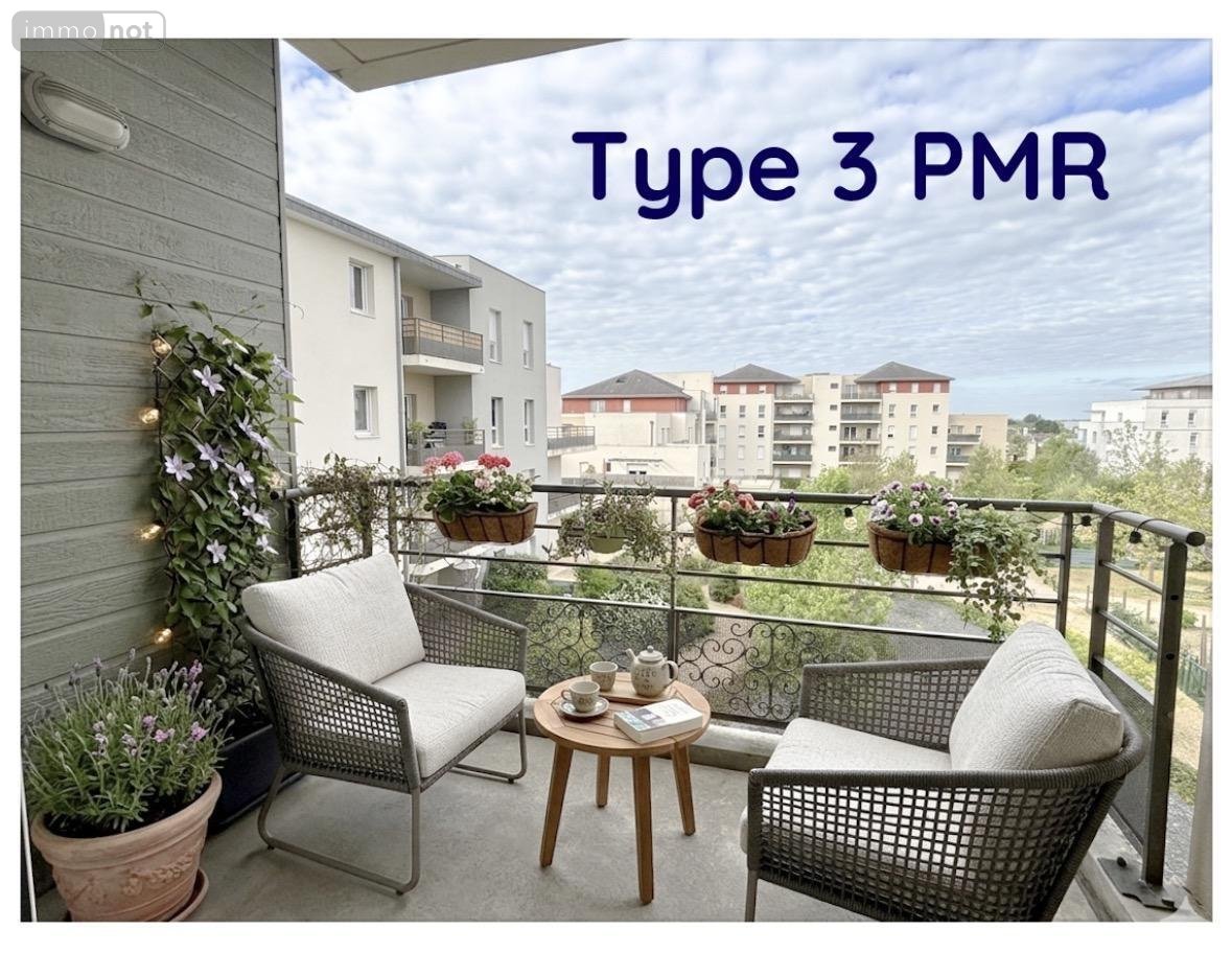 Appartement a vendre Avrillé 49240 Maine-et-Loire 70 m2 3 pièces 250272 euros