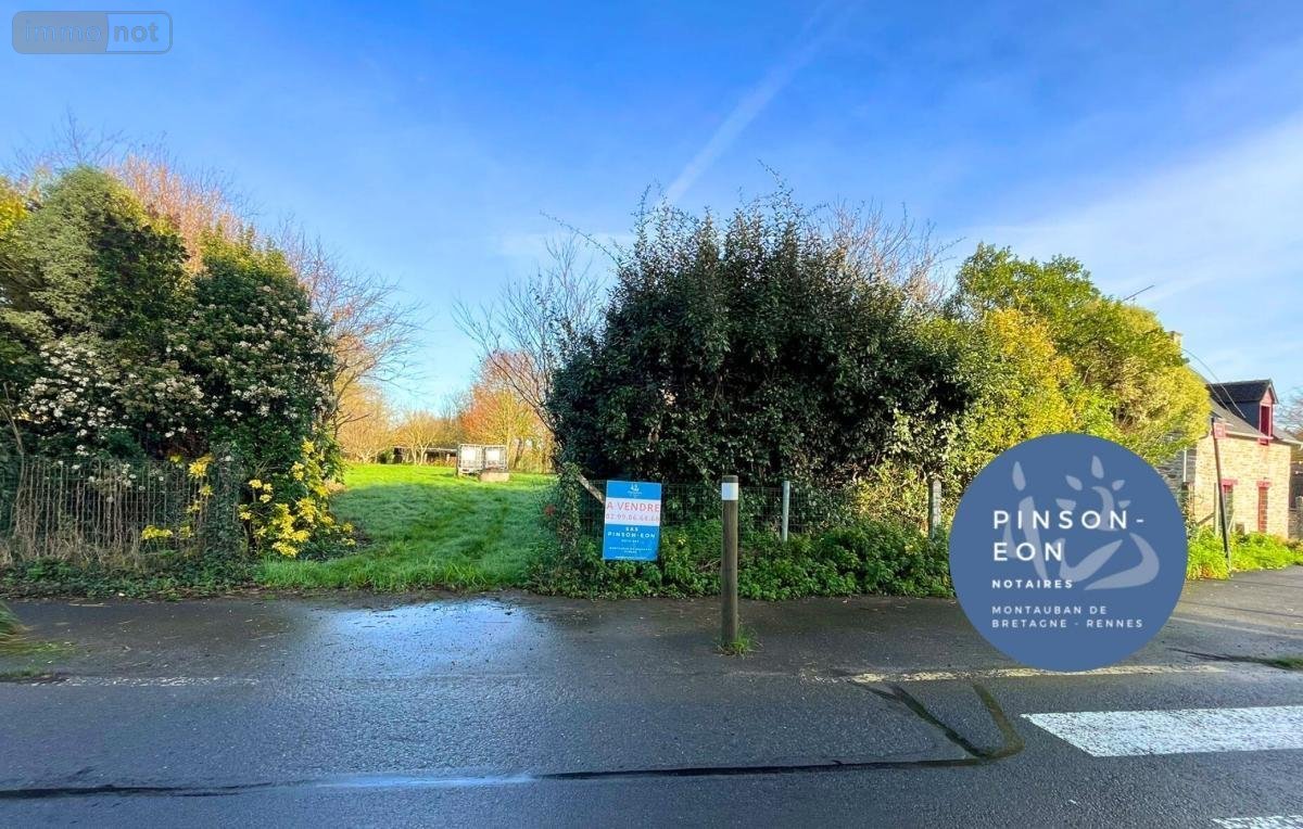 Terrain a batir a vendre Saint-Léger-des-Prés 35270 Ille-et-Vilaine 1161 m2  69680 euros