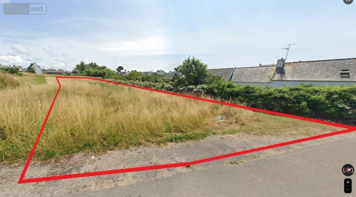 Terrain a batir a vendre Plouhinec 29780 Finistère 1362 m2  142465 euros