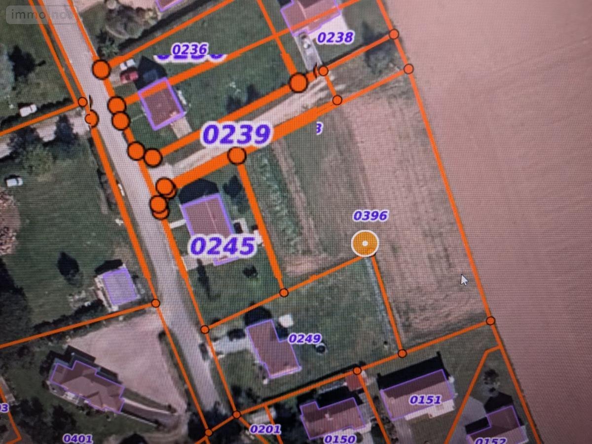 Terrain a batir a vendre Roudouallec 56110 Morbihan 2044 m2  23900 euros